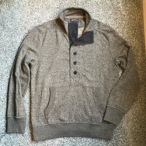 Converse half button up pullover sweater